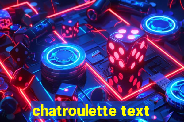 chatroulette text